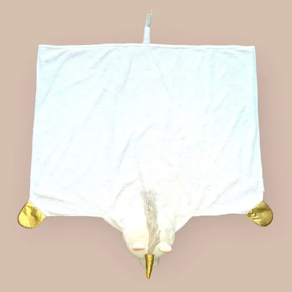 Pillowfort unicorn white hooded blanket - Picture 5 of 9